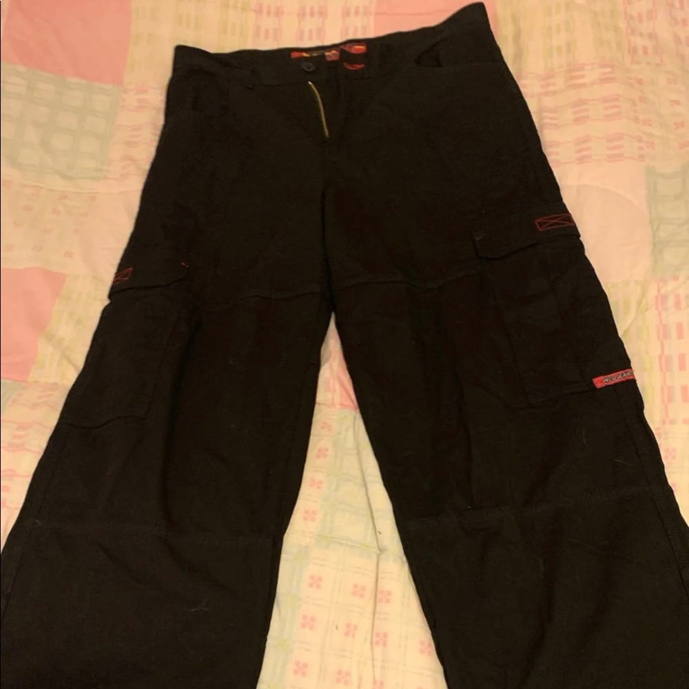 Mens JNCO Kahaki Style Black Pants
